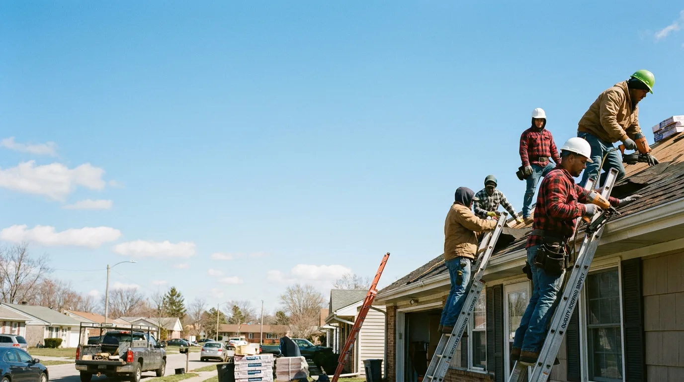 Roofing in Mcbrides, MI near me